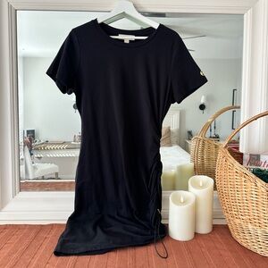 Michael Kors Black Crew Neck Tee Dress